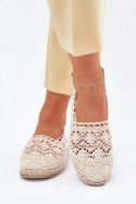 Espadryle Model Adelira WD251 Beige - Step in style