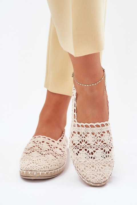 Espadryle Model Adelira WD251 Beige - Step in style Espadryle Model Adelira WD251 Beige - Step in style