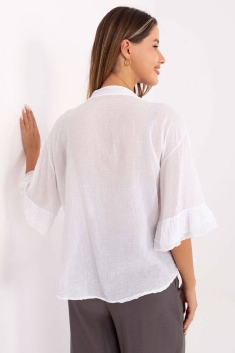 Koszula Damska Model MI-KS-92224.95 White - Italy Moda Koszula Damska Model MI-KS-92224.95 White - Italy Moda