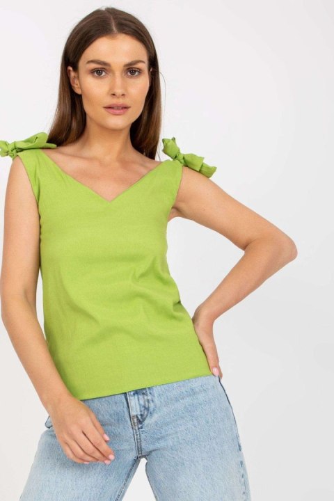 Koszulka Top Model WN-TP-1705.69 Limonka - Rue Paris Koszulka Top Model WN-TP-1705.69 Limonka - Rue Paris
