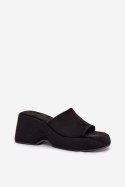 Sandał Klapki Model Afisal 1763 Black - Step in style