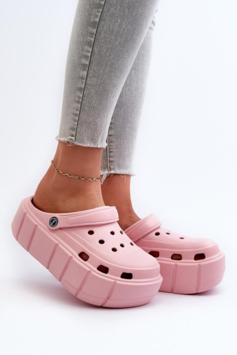 Sandał Klapki Model Itubia 24SD19-7561 Pink - Step in style Sandał Klapki Model Itubia 24SD19-7561 Pink - Step in style