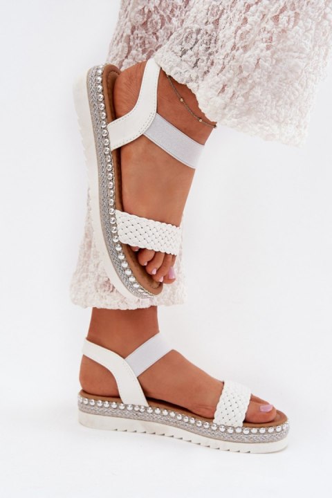 Sandały Model Velara 9695-PL White - Step in style Sandały Model Velara 9695-PL White - Step in style