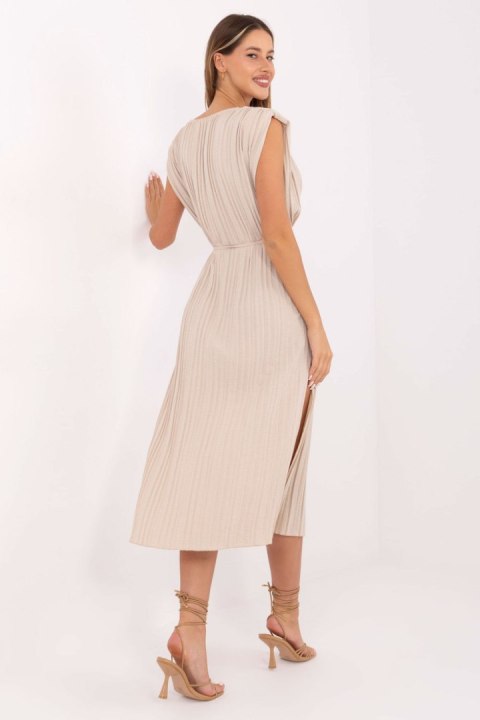 Sukienka Model DHJ-SK-21309.96 Beige - Italy Moda Sukienka Model DHJ-SK-21309.96 Beige - Italy Moda