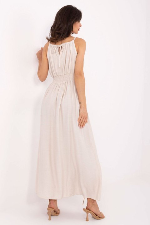 Sukienka Model MI-SK-A1845.95 Beige - Italy Moda Sukienka Model MI-SK-A1845.95 Beige - Italy Moda