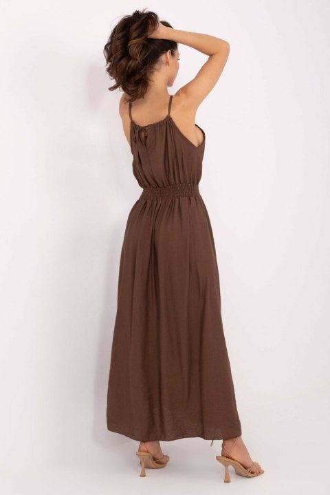 Sukienka Model MI-SK-A1845.95 Brown - Italy Moda Sukienka Model MI-SK-A1845.95 Brown - Italy Moda