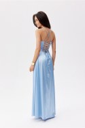 Sukienka Model Serena BLE SUK0521 Błękit - Roco Fashion