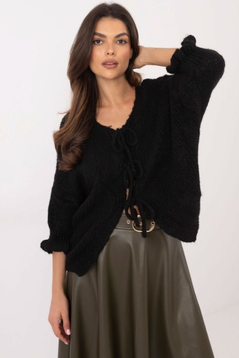 Sweter Damski Model MI-SW-2911.91 Black - Italy Moda Sweter Damski Model MI-SW-2911.91 Black - Italy Moda
