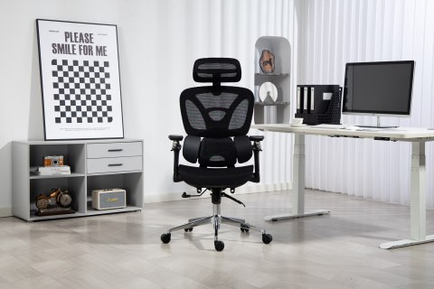 Ergonomiczny fotel biurowy ACTIVEJET YK848 czarny