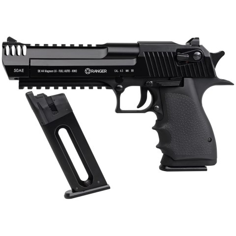 Pistolet wiatrówka RANGER DE 44 Magnum L6 FULL AUTO KWC kal. 4,5 BBs BLOW BACK 15 strz. METAL Slide CO2 Pistolet wiatrówka RANGER DE 44 Magnum L6 FULL AUTO KWC kal. 4,5 BBs BLOW BACK 15 strz. METAL Slide CO2