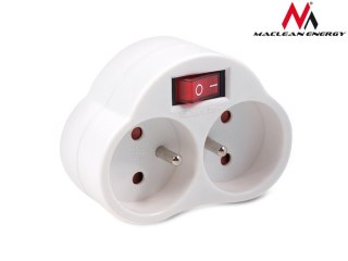 Gniazdko prądowe X2 z wyłącznikiem Energy MCE31 3680W Maclean