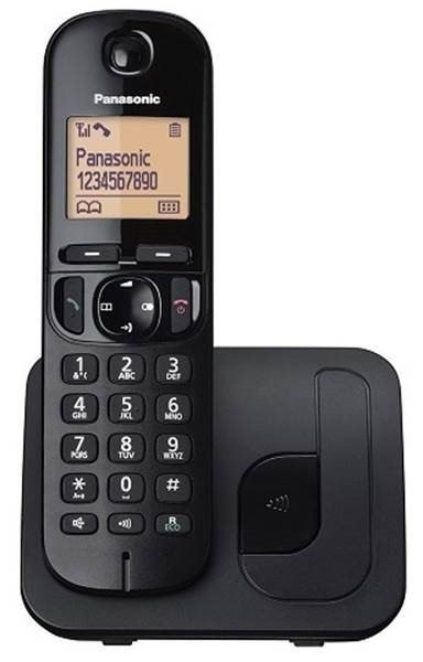 Telefon bezprzewodowy KX-TGC210 dect czarny Panasonic