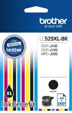 Tusz LC529XLBK BLK 2400 do DCP-J100 DCP-J105 Brother