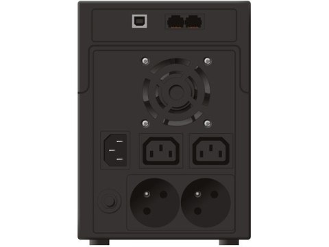 UPS LINE-INTERACTIVE 2200VA 2X 230V PL + 2X IEC OUT,RJ11/RJ45 IN/OUT, USB, LCD PowerWalker UPS LINE-INTERACTIVE 2200VA 2X 230V PL + 2X IEC OUT,RJ11/RJ45 IN/OUT, USB, LCD PowerWalker