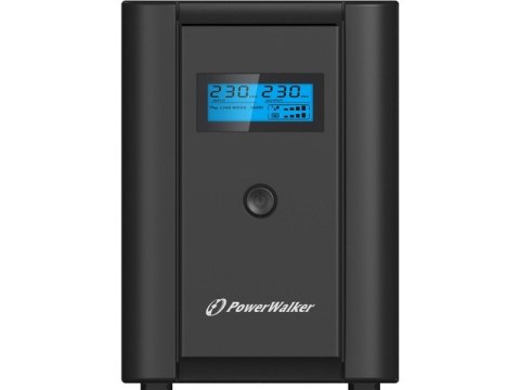 UPS LINE-INTERACTIVE 2200VA 2X 230V PL + 2X IEC OUT,RJ11/RJ45 IN/OUT, USB, LCD PowerWalker UPS LINE-INTERACTIVE 2200VA 2X 230V PL + 2X IEC OUT,RJ11/RJ45 IN/OUT, USB, LCD PowerWalker