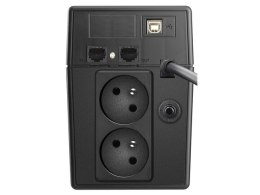 Zasilacz awaryjny line-interactive 600VA 2X PL 230V, pure sine wave, RJ11/45 IN/OUT, USB, LCD PowerWalker