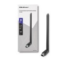 Adapter Wi-Fi USB z anteną bezprzewodowy Qoltec