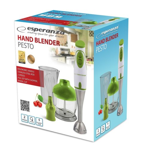 Blender ręczny Pesto zielony EKM003G Esperanza