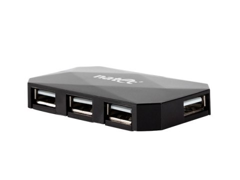 Hub USB 4-porty LOCUST USB 2.0 Czarny Natec