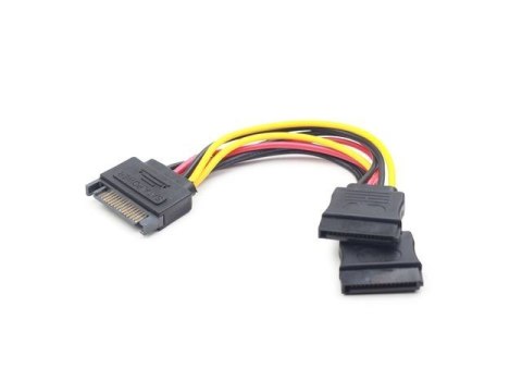 KABEL SATA (M)->SATA(F)X2 15CM Gembird