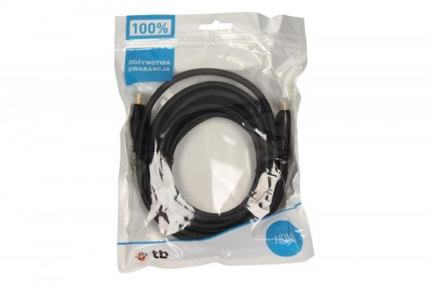 Kabel HDMI 1.4 pozłacany 5m. TB Kabel HDMI 1.4 pozłacany 5m. TB