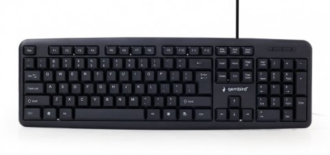 Klawiatura Standardowa USB Czarna KB-U-103 Gembird