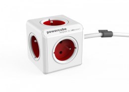 Listwa zasilająca PowerCube Extended 1,5m 2300RD/FREXPC Czerwona Allocacoc