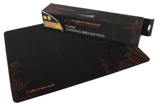PODKŁADKA POD MYSZ GAMING EA146R FLAME CZARNO-POMARAŃCZOWA Esperanza