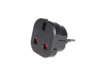 Przejściówka adapter EU na UK MCE72 Czarna Maclean