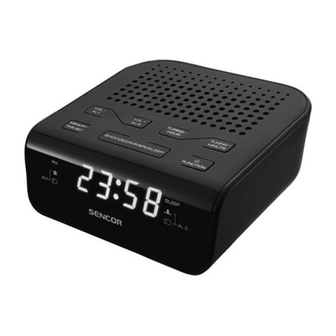 SRC 136 B Radiobudzik, wyświetlacz LED, prog. 20 stacji FM Sencor SRC 136 B Radiobudzik, wyświetlacz LED, prog. 20 stacji FM Sencor