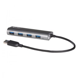 USB 3.0 Metal HUB Charging - 4 porty z zasilaczem/ładowaniem I-tec