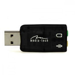 VIRTU 5.1 USB - Karta dźwiękowa USB oferująca wirtualny dźwięk 5.1 MT5101 Media-Tech