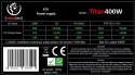 Zasilacz uniwersalny komputerowy ATX ver. 2.31 TITAN 400 Rebeltec