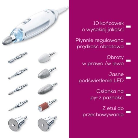 Zestaw do manicure i pedicure MP62 Beurer Zestaw do manicure i pedicure MP62 Beurer