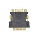 Adapter DVI M - VGA F pozłacany, 24+5/15 pin TB