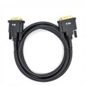 Kabel DVI M-M 24+1 1.8 m. czarny, pozłacany TB