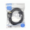 Kabel DVI M-M 24+1 1.8 m. czarny, pozłacany TB