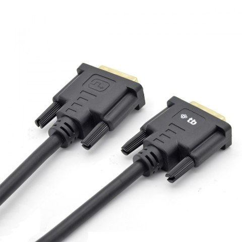 Kabel DVI M-M 24+1 1.8 m. czarny, pozłacany TB Kabel DVI M-M 24+1 1.8 m. czarny, pozłacany TB