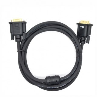 Kabel VGA 15M-15M 1.8 m., czarny pozłacany TB