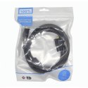Kabel VGA 15M-15M 1.8 m., czarny pozłacany TB