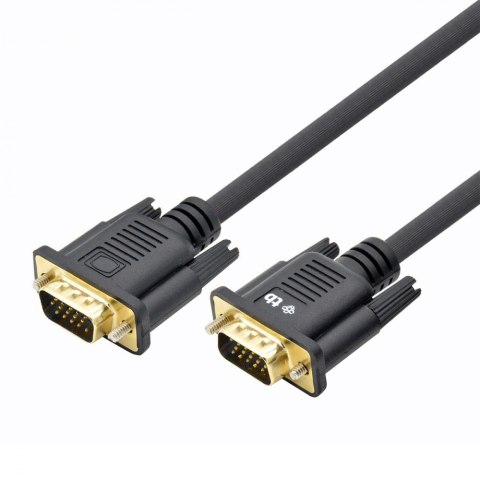 Kabel VGA 15M-15M 1.8 m., czarny pozłacany TB Kabel VGA 15M-15M 1.8 m., czarny pozłacany TB