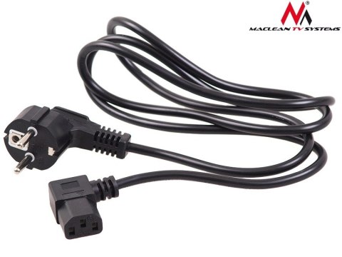 Kabel zasilający kątowy 3 pin 5M wtyk EU MCTV-804 Maclean