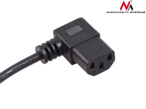 Kabel zasilający kątowy 3 pin 5M wtyk EU MCTV-804 Maclean