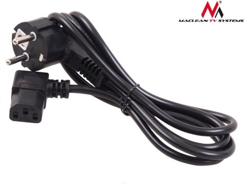 Kabel zasilający kątowy 3 pin 5M wtyk EU MCTV-804 Maclean