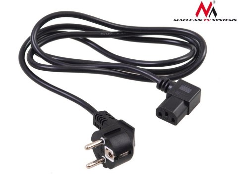 Kabel zasilający kątowy 3 pin 5M wtyk EU MCTV-804 Maclean