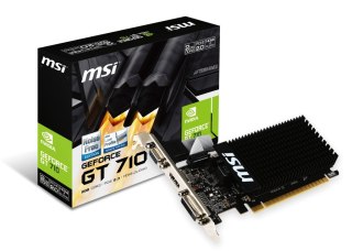 Karta graficzna GeForce GT 710 2GB DDR3 64BIT DVI/D-SUB/HDMI MSI