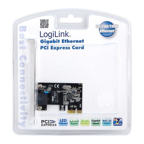Karta sieciowa Gigabit PCI Express LogiLink Karta sieciowa Gigabit PCI Express LogiLink