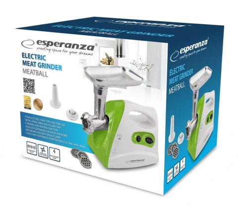 MASZYNKA DO MIELENIA MIĘSA 600W ZIELONA Esperanza