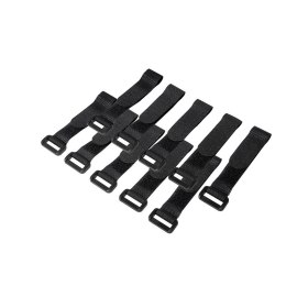 Organizator kabli, rzep, 15cm, 10szt. czarny LogiLink