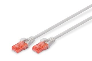 Patch cord U/UTP kat.6 PVC 5m szary Digitus